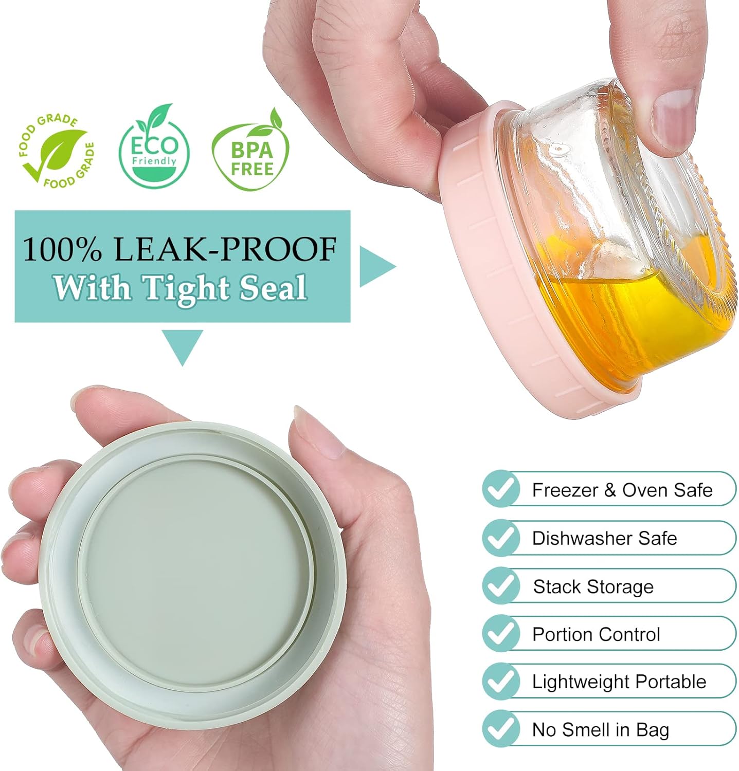 Thumbnail 2 de VITEVER Salad Dressing Container 2.7 oz 🥣