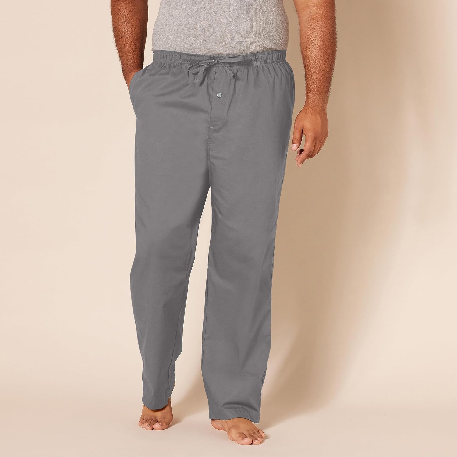 Thumbnail 4 de Amazon Essentials Herren gewebte Straight-Fit Pyjamahose mit Taschen – Baumwoll-Popeline