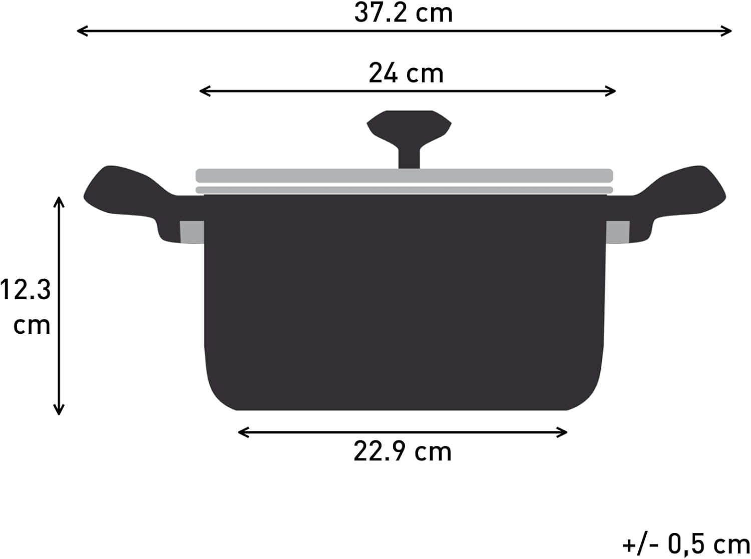 Thumbnail 1 de Tefal Titanium Stone Stewpot 24 cm: practical everyday non-stick with Thermo-Signal