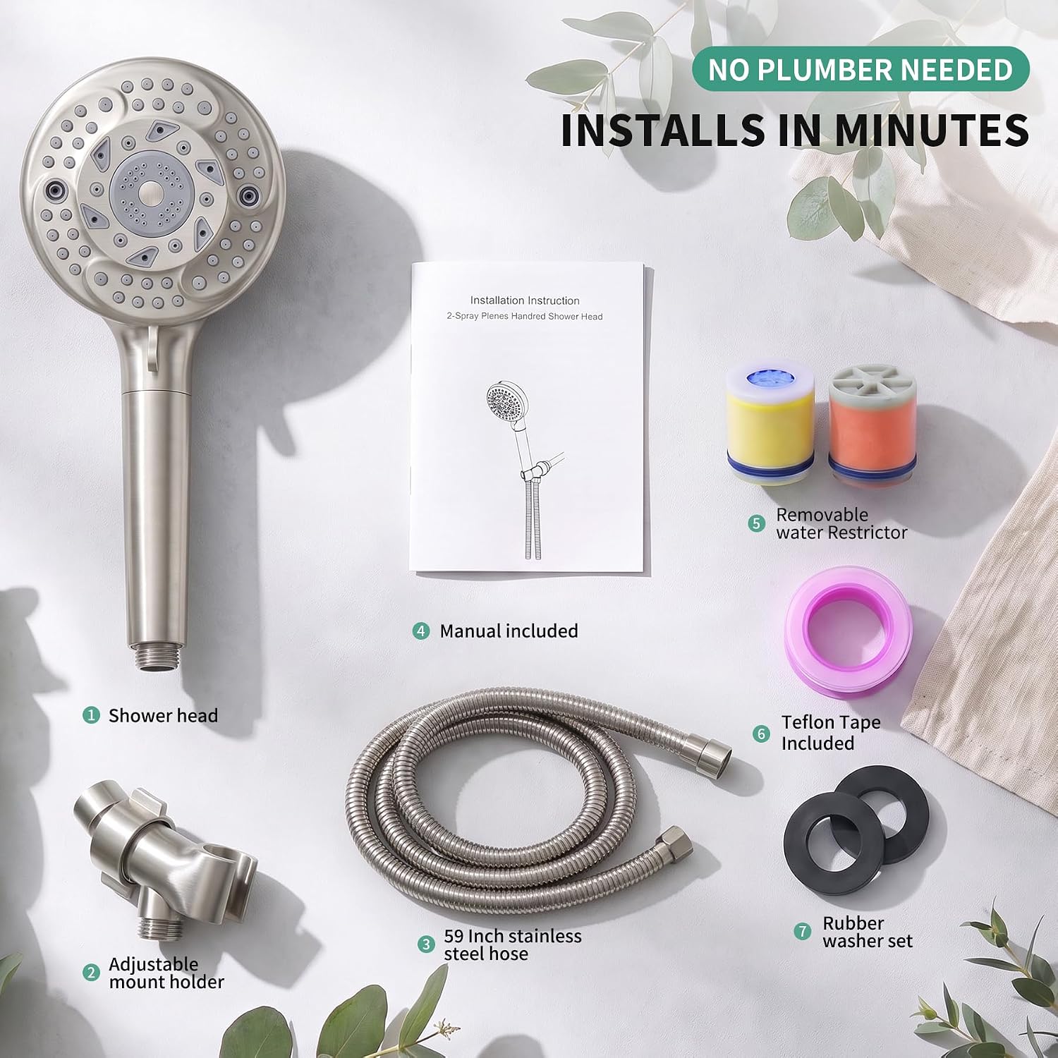 Thumbnail 6 de SunCleanse handheld shower head