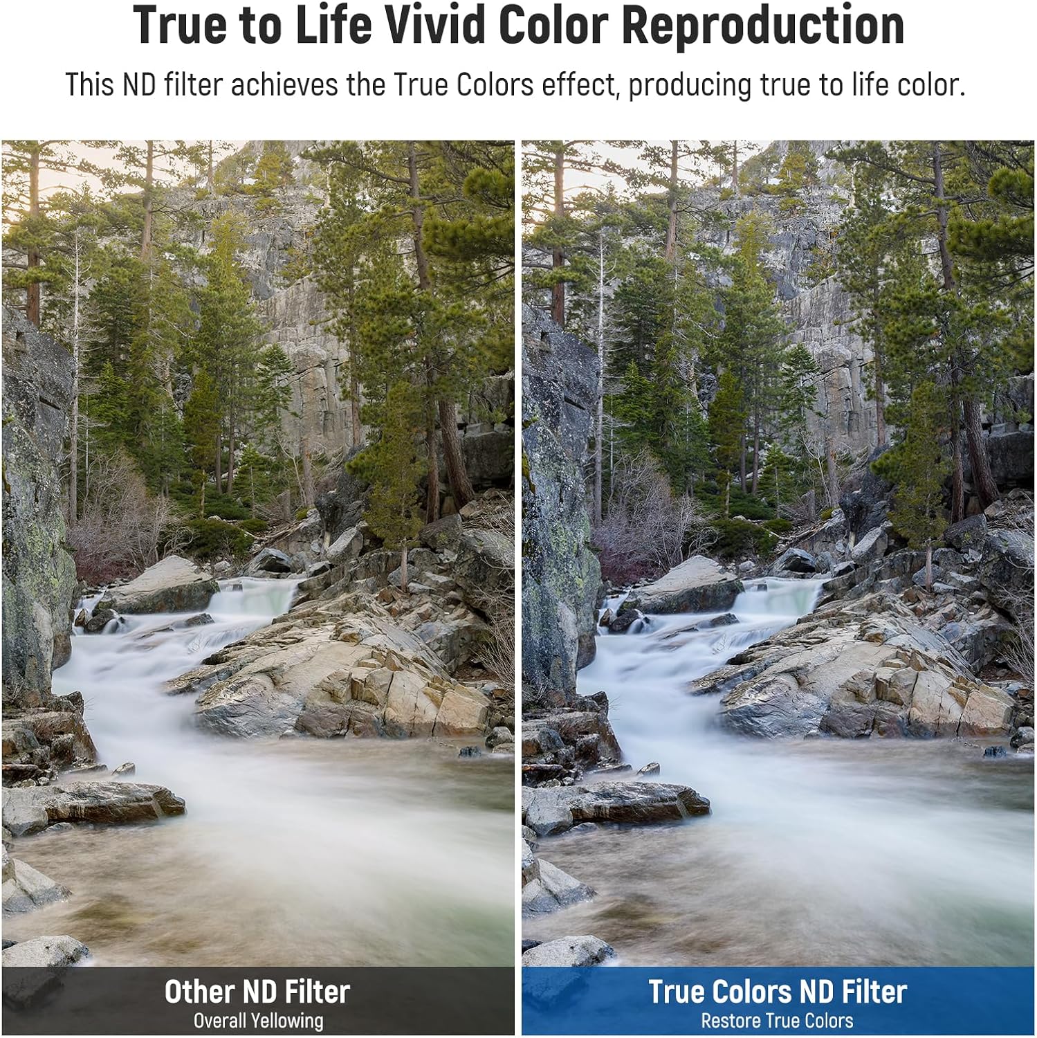 Detalle de NEEWER filtro True Color 2in1 da 67 mm CPL e ND variabile limitato (ND3-64, 1,5-6 stop)