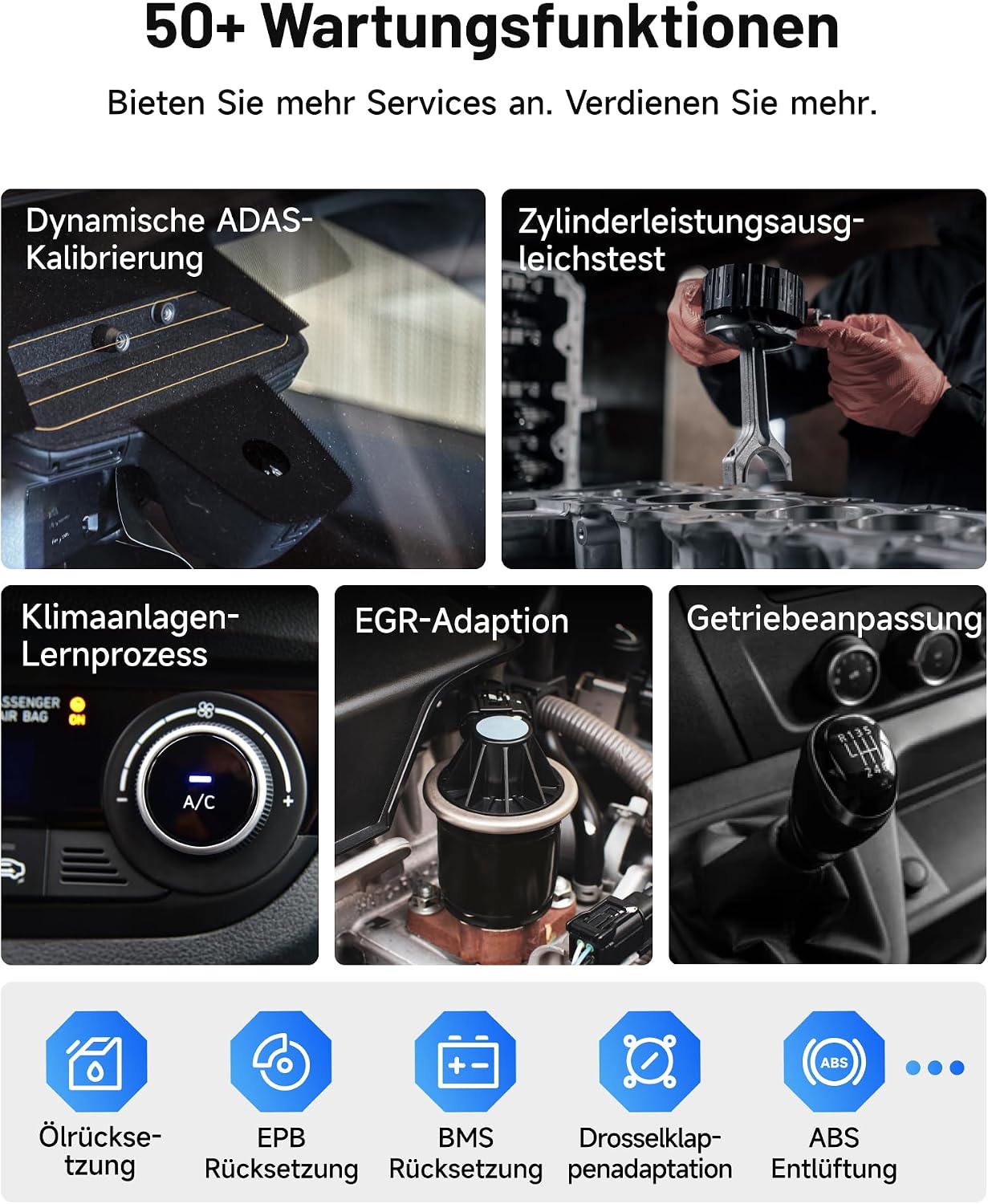 Thumbnail 5 de TOPDON ONE OBD2 Diagnosegerät mit 10,1 Zoll