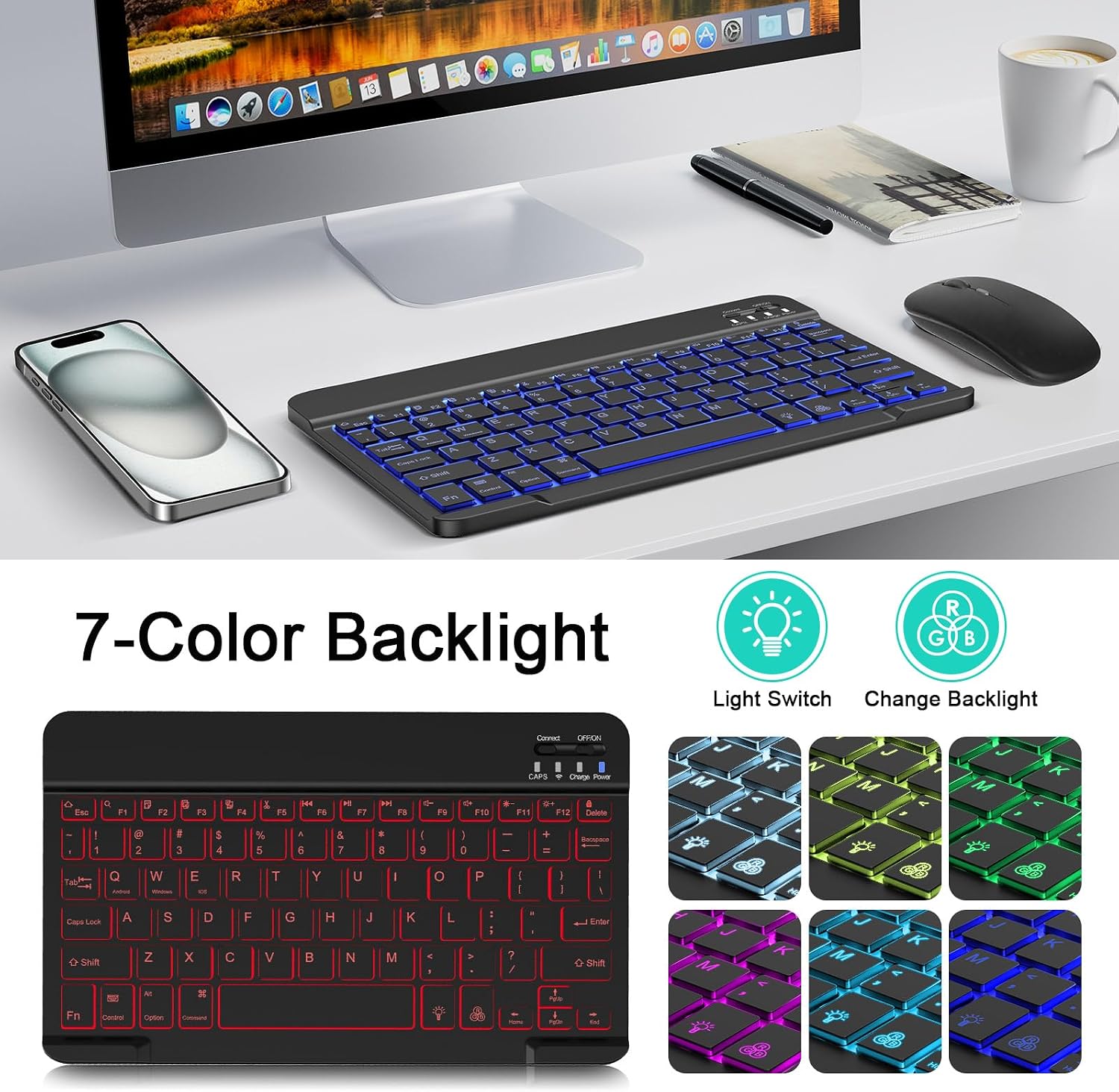 Thumbnail 6 de SOPPY Portable Bluetooth Keyboard and Mouse UK layout