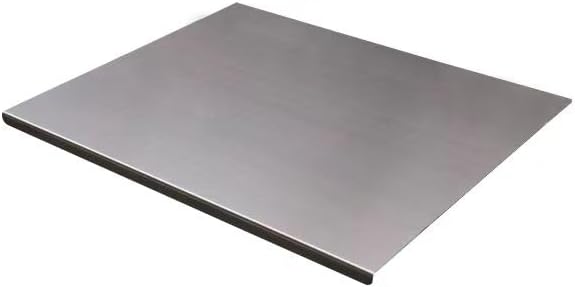 Detalle de Stainless Steel Cutting Board for Kitchen (40 x 30 cm) – L-Shaped, Dishwasher Safe