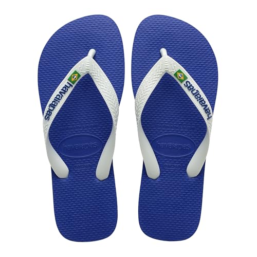 Detalle de Havaianas Top Brasil Logo Unisex - Infradito Marine Blue 33 EU