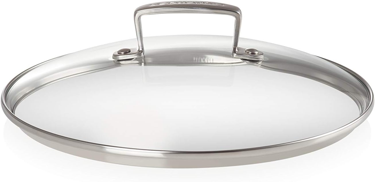 Detalle de Le Creuset Tapa de Cristal 30 cm Plateada y Transparente 🥘