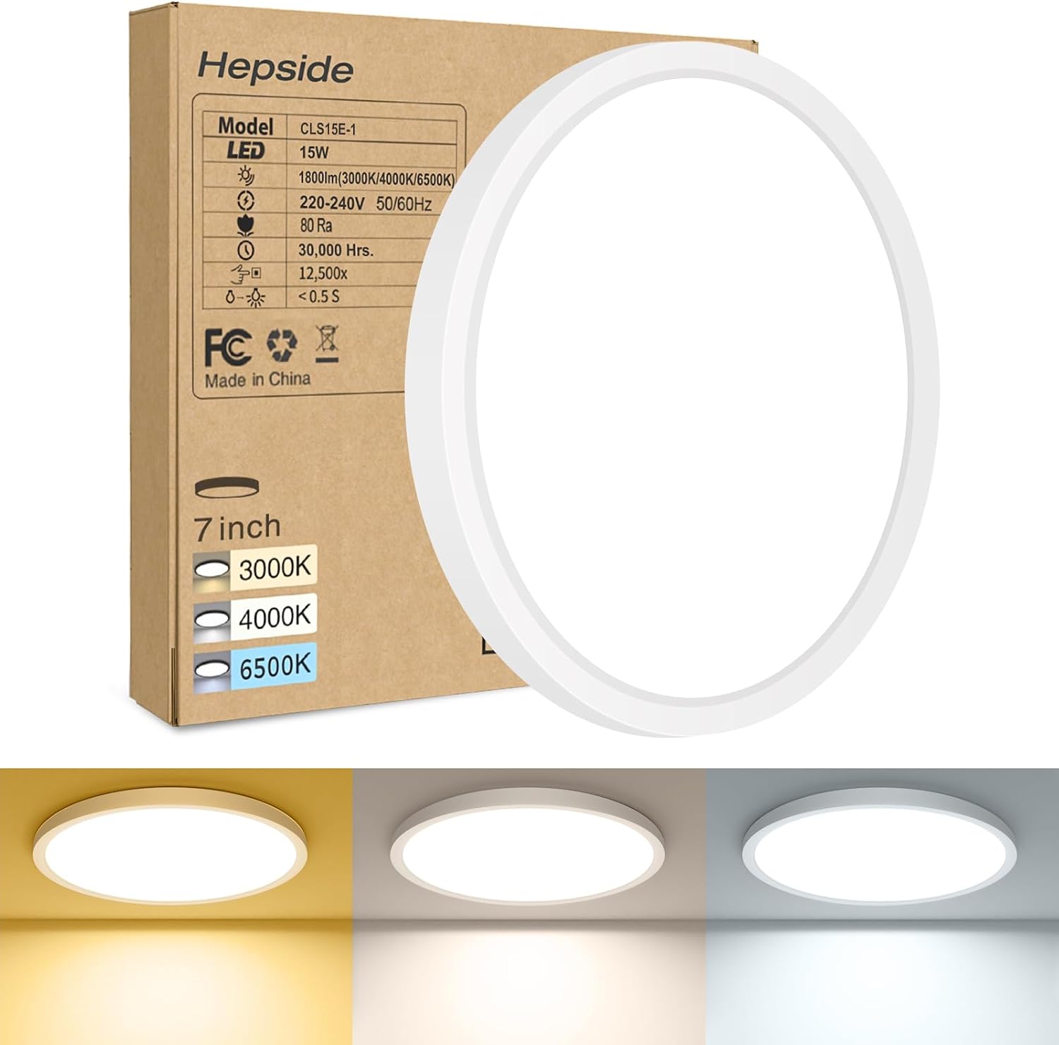 Imagen de hepside Plafón LED Techo Cocina 15W 1800LM en OfertitasTOP