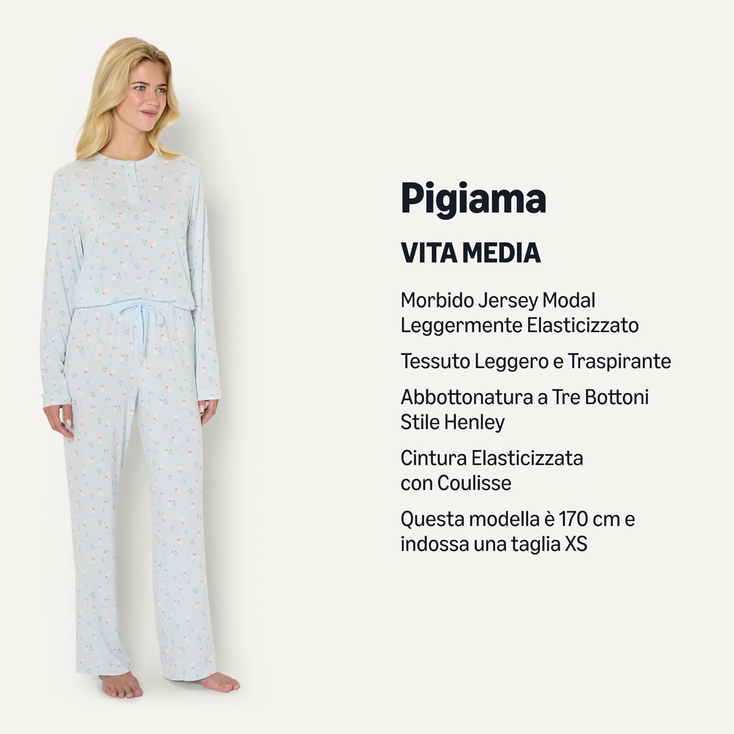 Detalle 2 de Amazon Essentials x Sofia Grainge Pigiami con Piedi Attillati in Cotone - Unisex Bimbi
