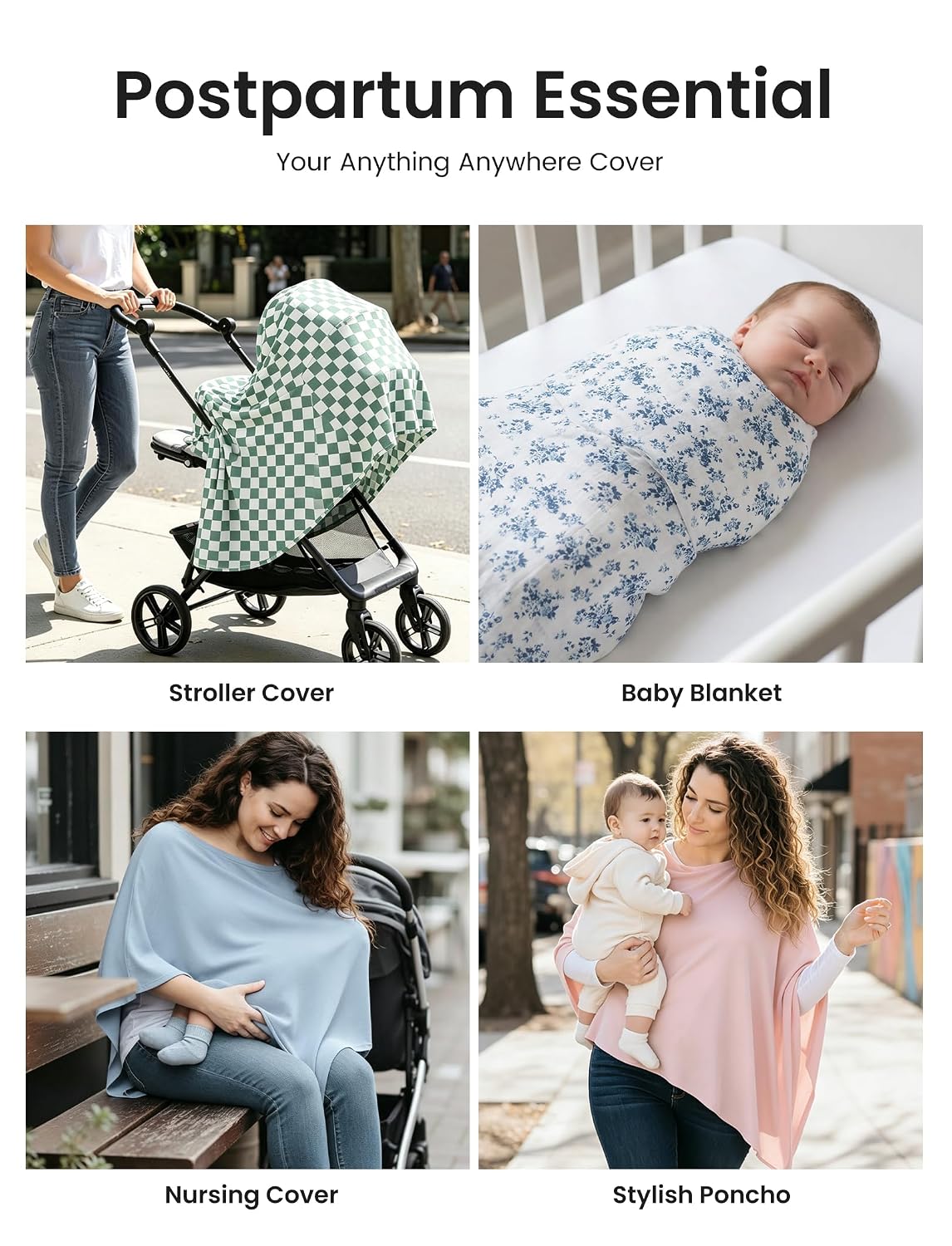 Detalle 2 de PATPAT Nursing Cover, Bamboo Viscose