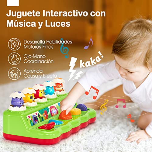 Thumbnail 3 de Jahaland Juguetes Niños 1 año - Animales Pop-up Interactivo con Luces y Sonidos