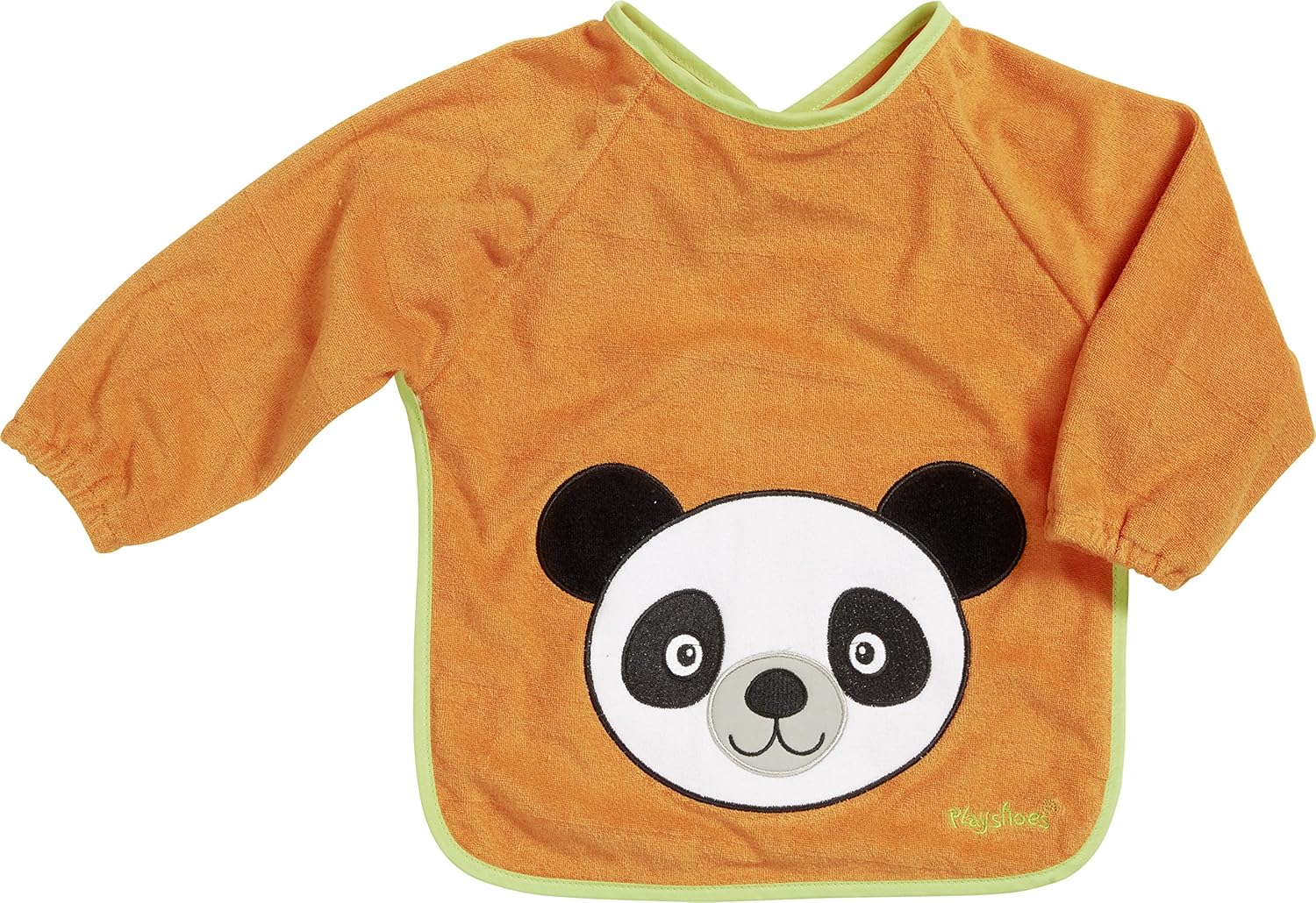 Detalle de Playshoes 507136 Bavoir Manches Longues – bavoir rouge à motif tigre pour bébé