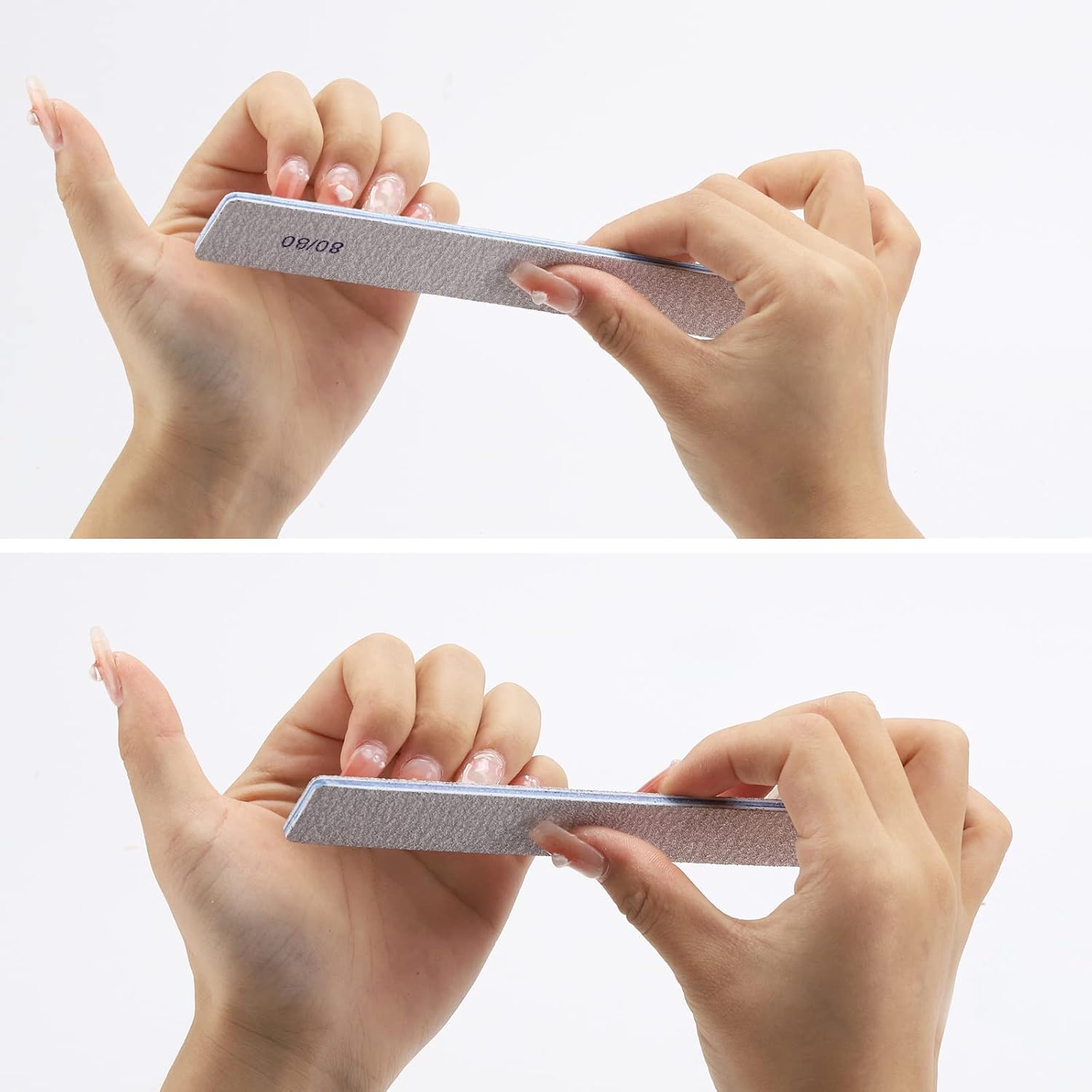 Detalle 1 de BTYMS 80/80 Grit Nail Files, 25-Count Double-Sided Emery Boards