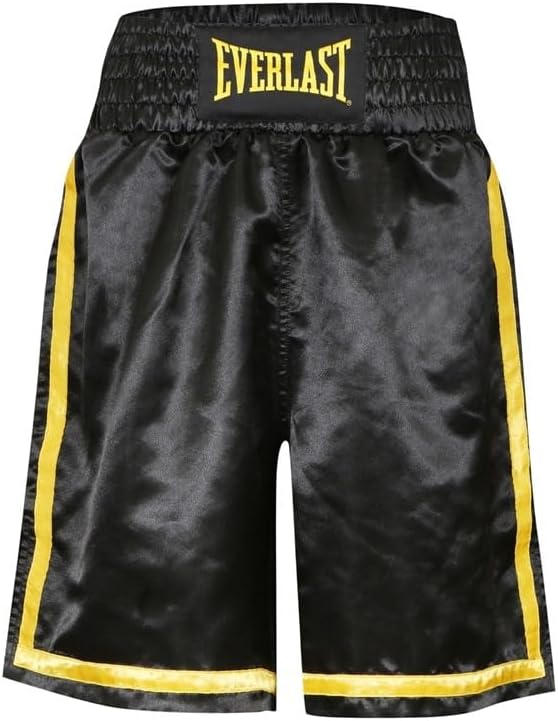 Detalle 2 de Everlast Competition – męskie spodenki bokserskie czarno-złote