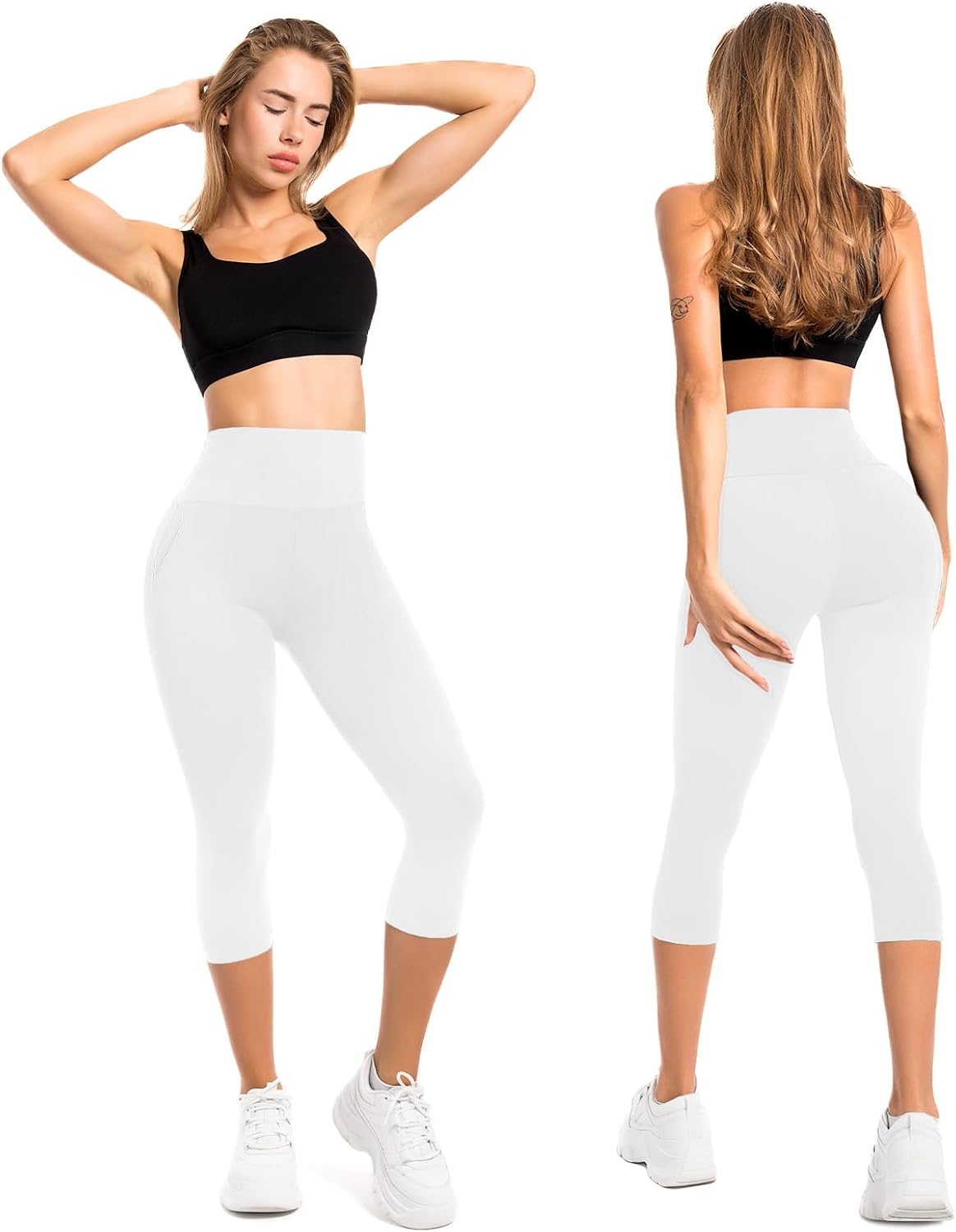Detalle 2 de Leafigure Capri leggings with pockets