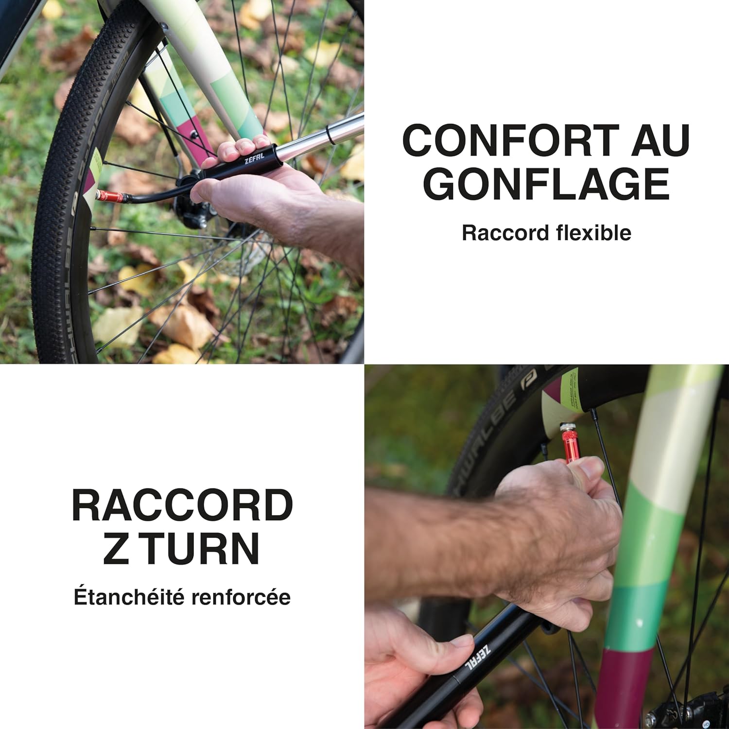 Detalle de ZEFAL Gravel Mini – Mini Pompe Velo Gravel, légère et robuste (Noir)