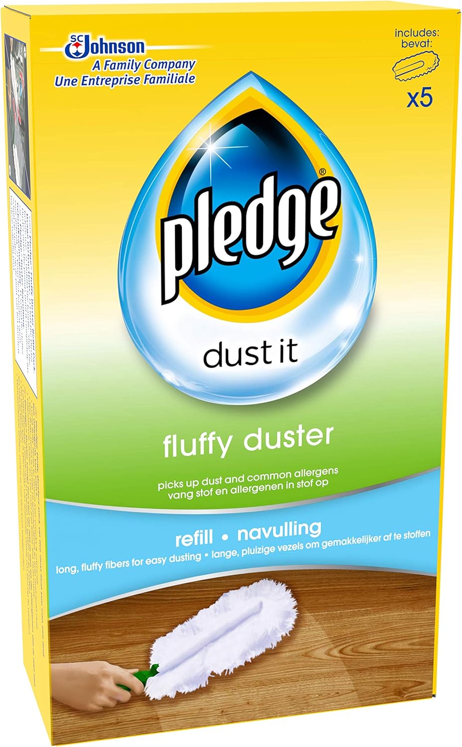 Thumbnail 5 de Pledge Duster Refills Pack of 4x5 refills