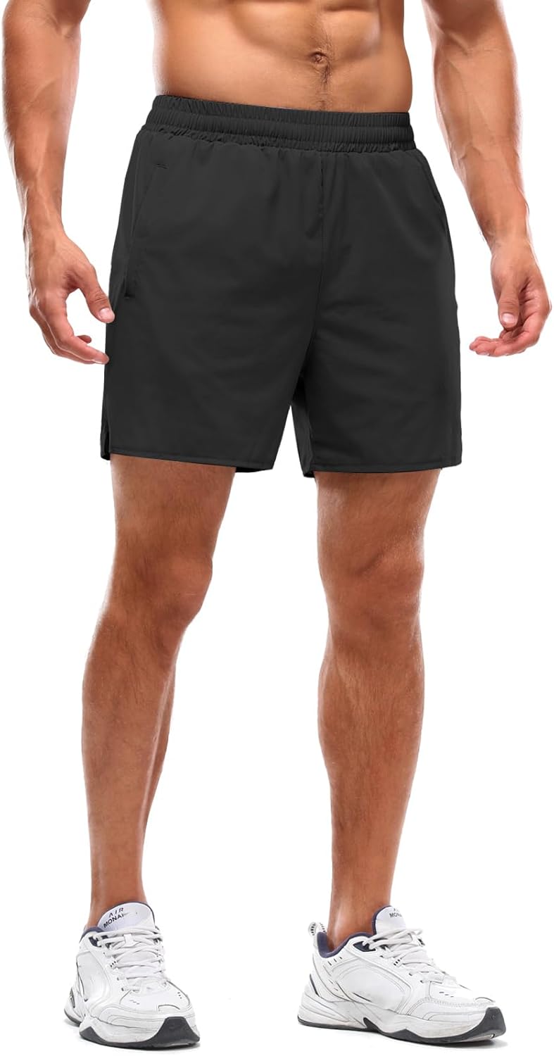Thumbnail 4 de Aolesy Men's 2 in 1 Running Shorts 5" — Lightweight, Quick-Dry Gym Shorts with Multiple Pockets