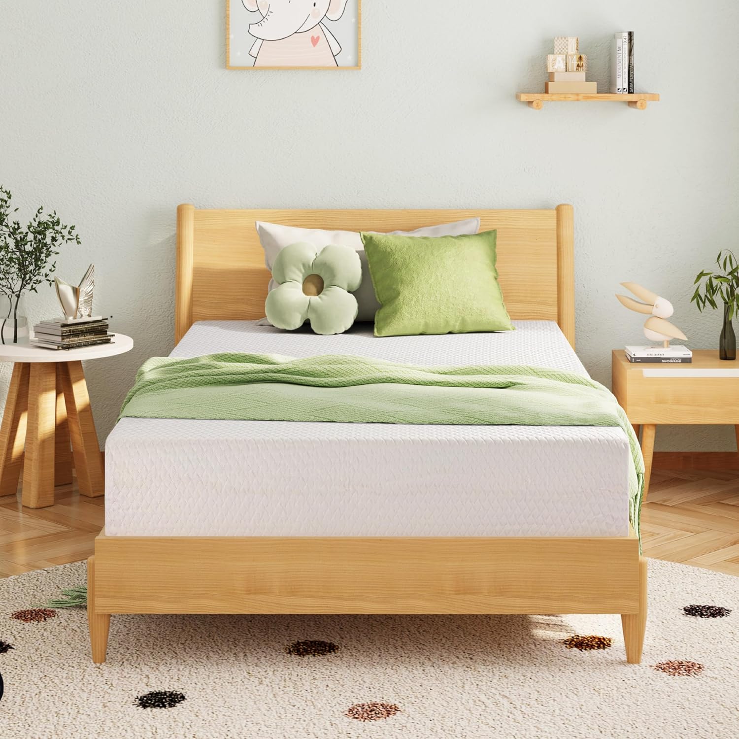 Thumbnail 1 de EGOHOME 5 Inch Twin Mattress for Kids: Memory Foam Comfort with Cooling Green Tea Gel