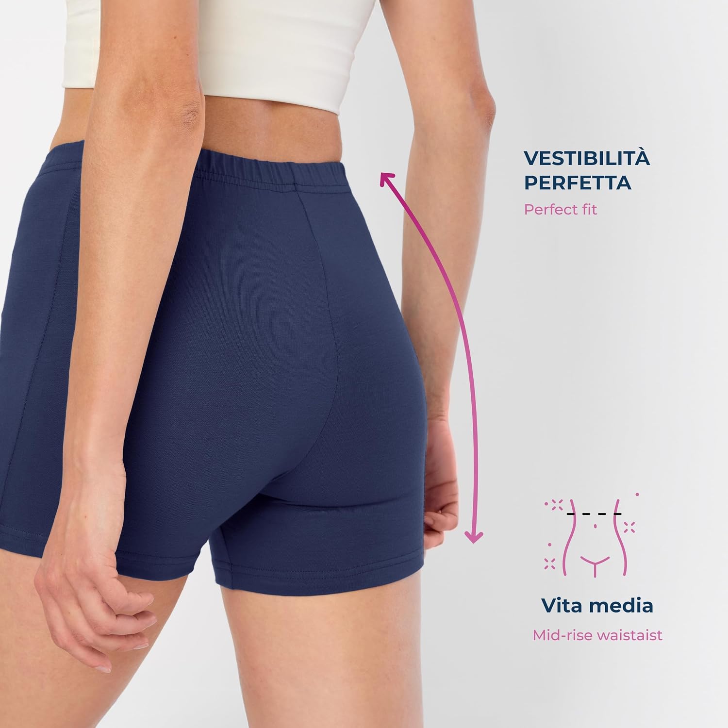 Thumbnail 3 de Merry Style pantaloncini palestra donna in viscosa MS10-391