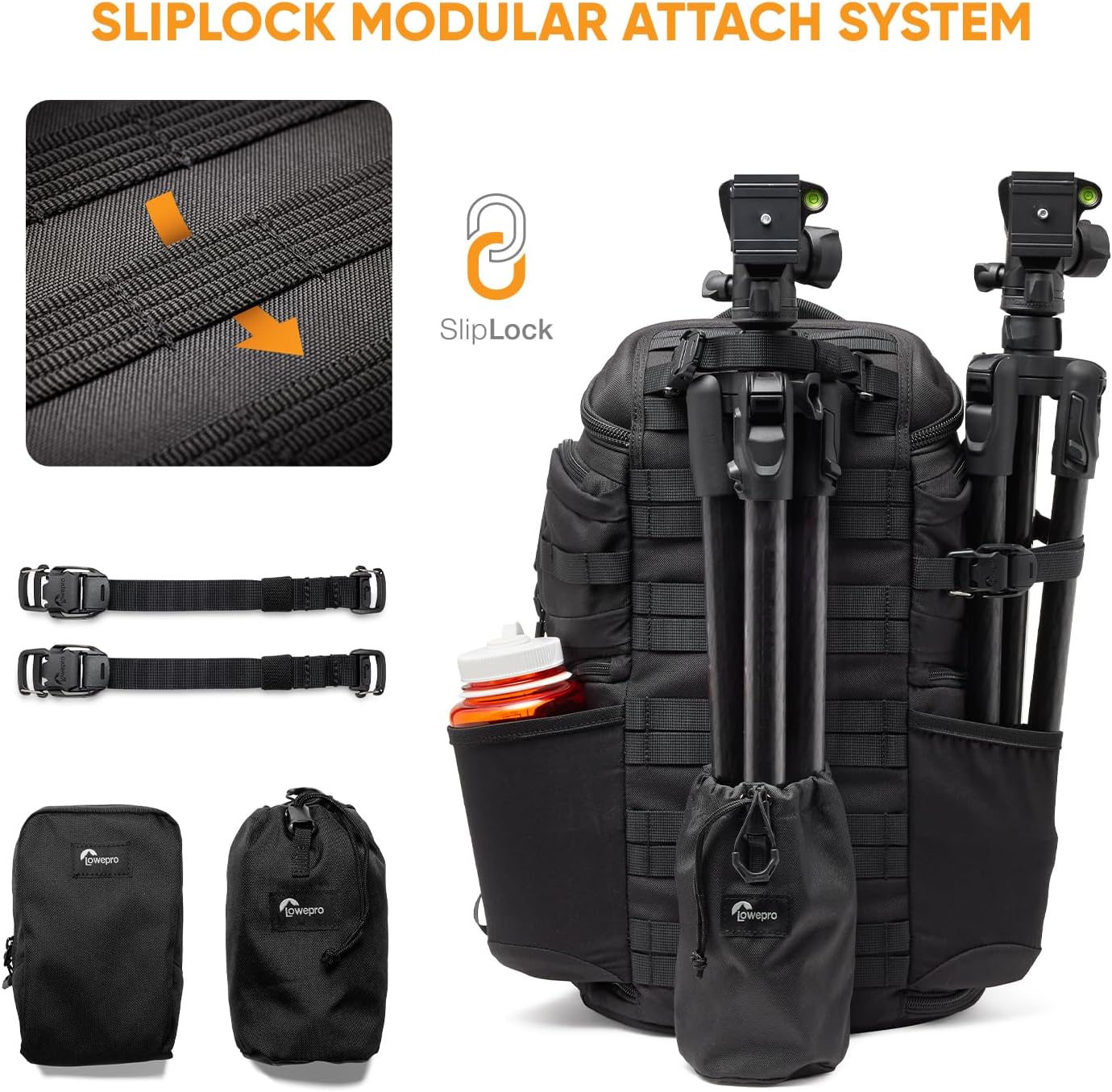 Detalle de Lowepro ProTactic BP 350 AW III Zaino professionale per fotocamera e accessori (fino a 14")