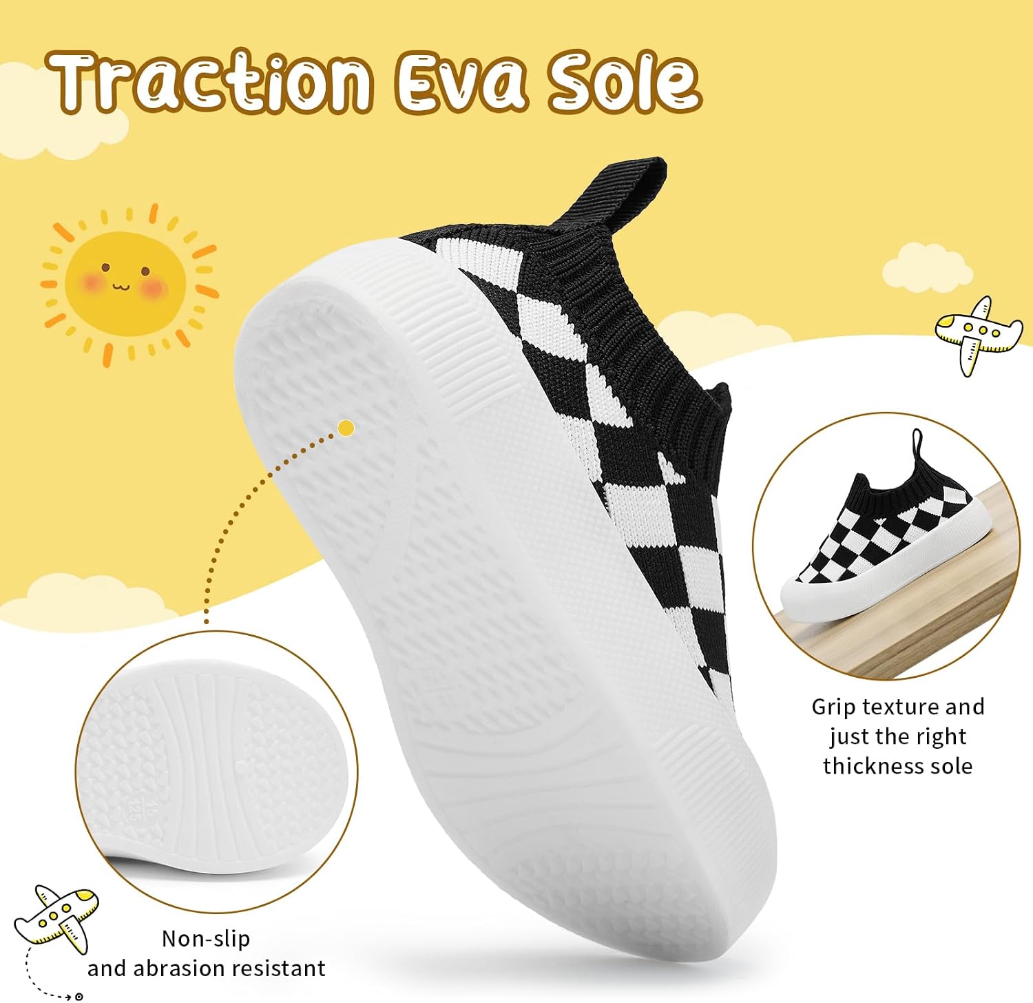 Thumbnail 1 de BACSAC Baby Toddler Shoes Non-Slip Beige