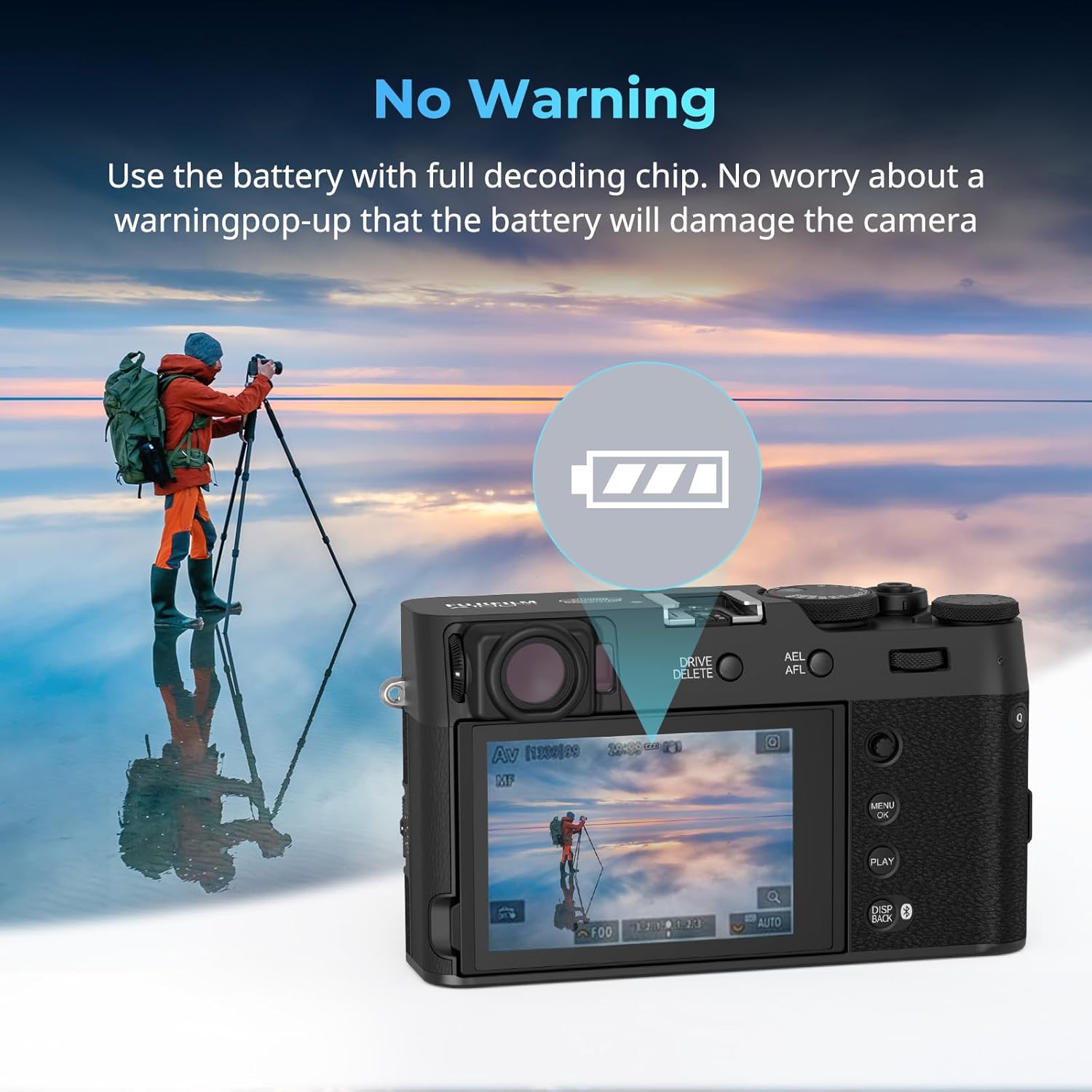 Thumbnail 3 de SmallRig NP-W126S 1050 mAh USB-C pour Fujifilm — Batterie de remplacement rapide et fiable