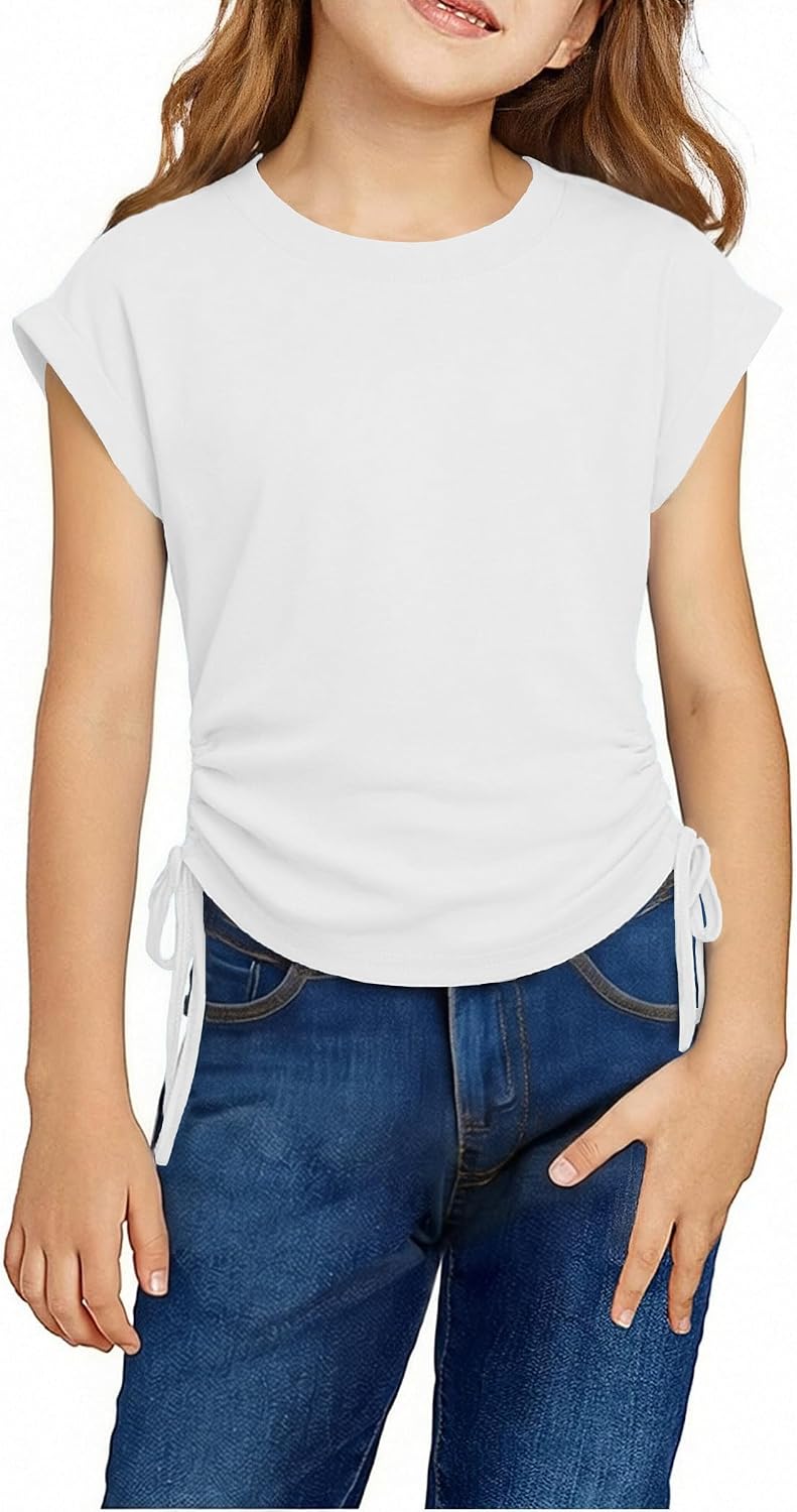 Detalle de Arshiner Camiseta manga corta para niñas 6-14 años