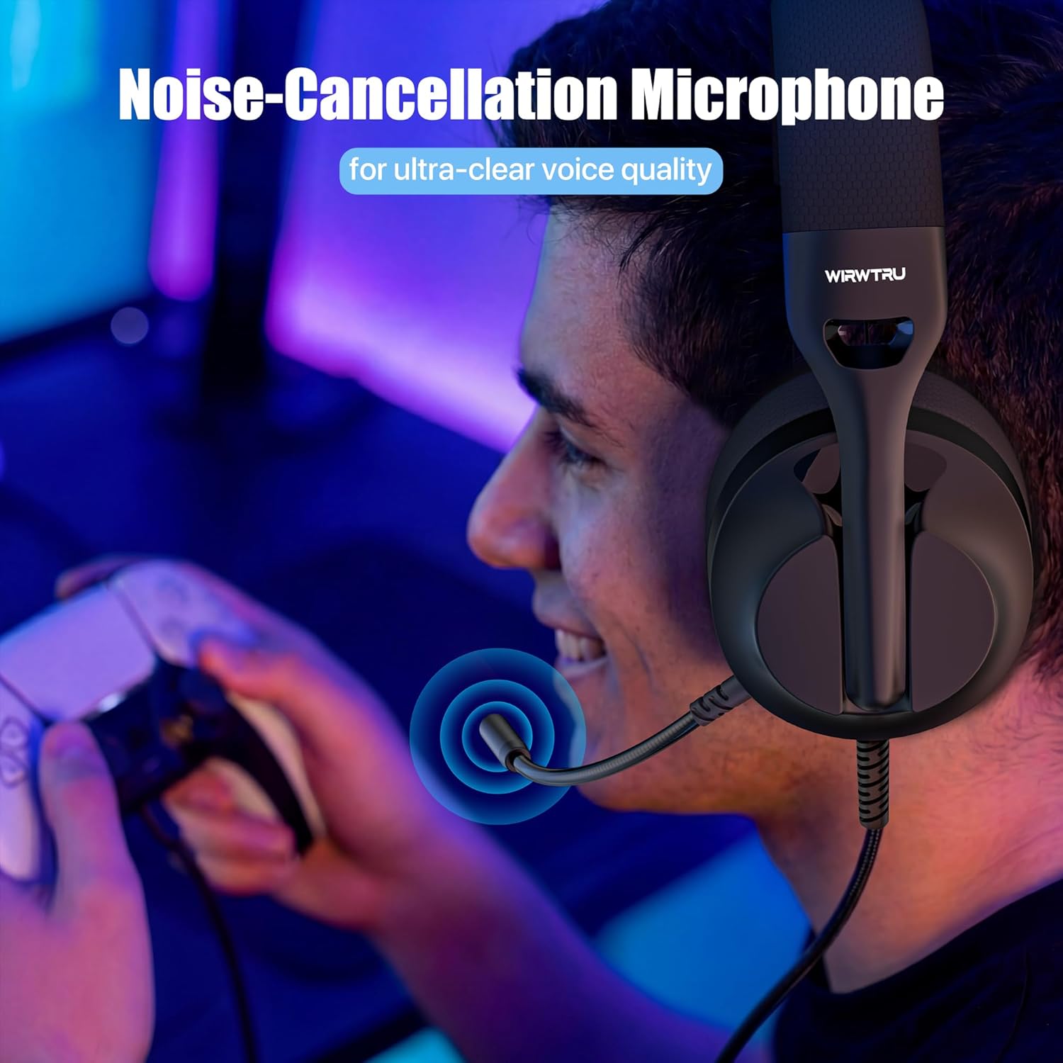 Detalle de WIRWTRU S30 Gaming Headset 198g