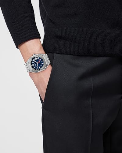 Detalle de Versace V-Contempo GMT Analog Automatik-Armbanduhr für Herren