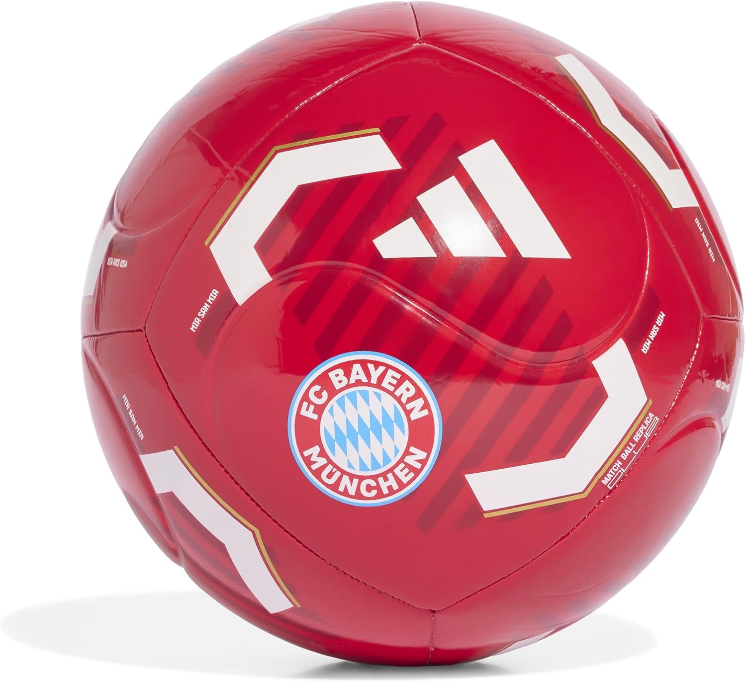 Detalle de adidas FC Bayern Home Club-voetbal, maat 5, gerecycleerde TPU en butylblaas