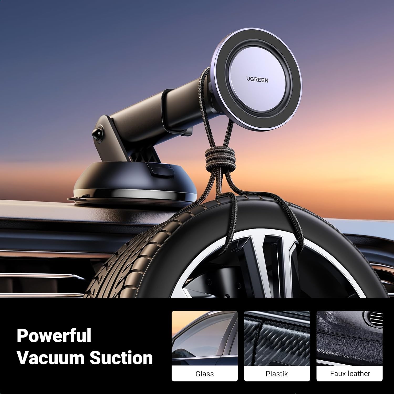 Detalle 2 de UGREEN Magnetic Car Phone Mount 2025