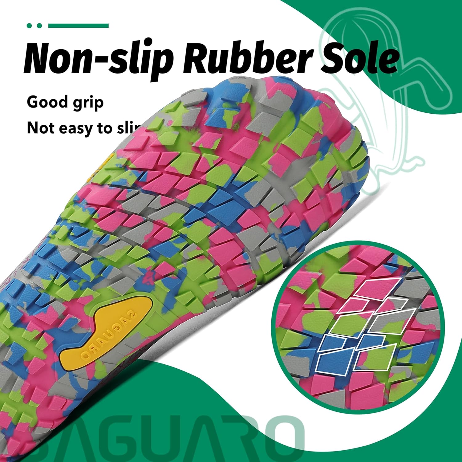 Thumbnail 6 de SAGUARO Chaussures Minimalistes Unisexe pour Fitness, Jogging et Multisports – Indoor & Outdoor