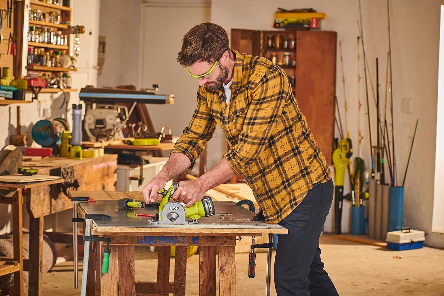 Detalle de ONE+ Cordless Multi Material Saw (Bare Tool) for straight cuts and tile work
