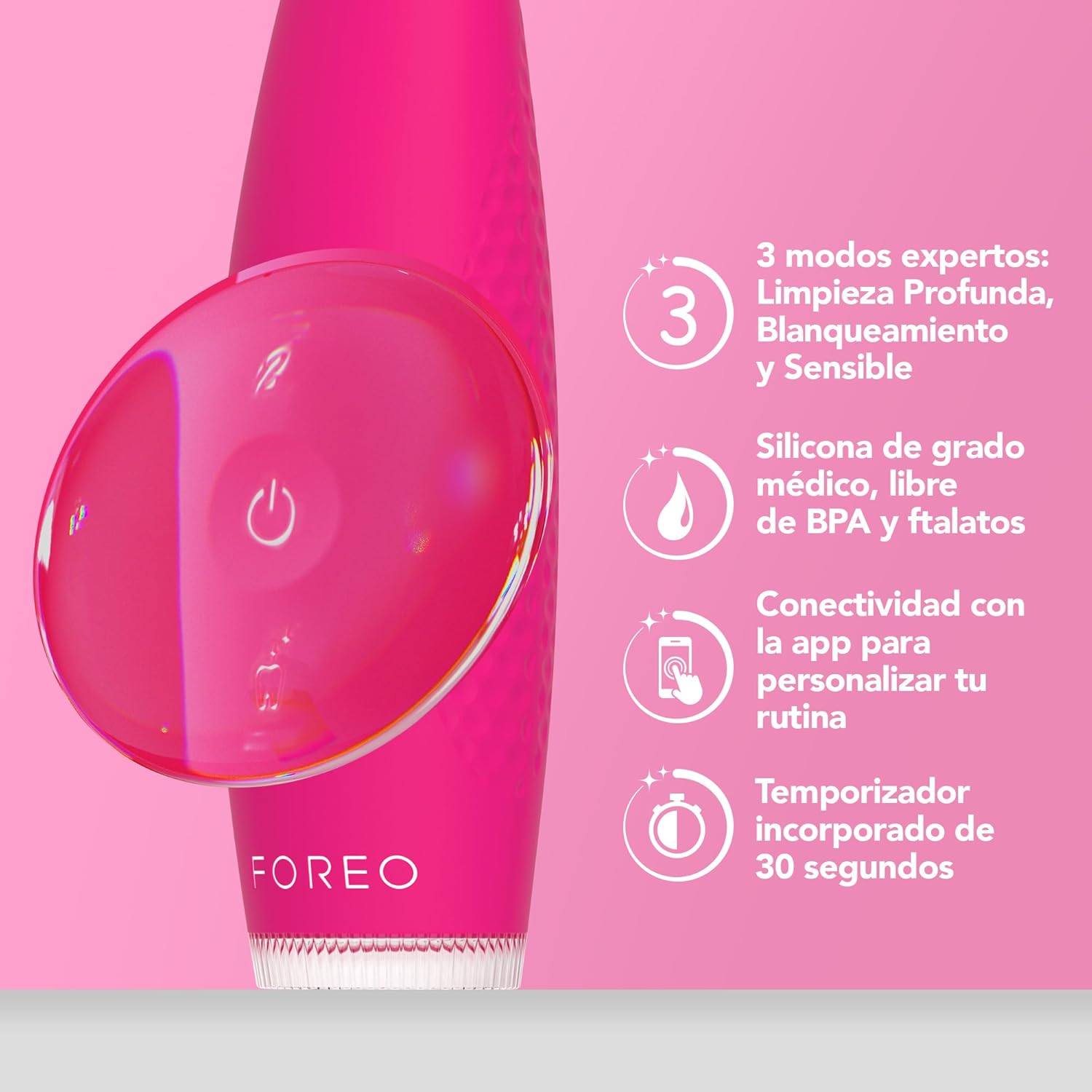 Thumbnail 4 de FOREO issa 4 spazzolino elettrico sonico 4-in-1 ricaricabile con testina extra