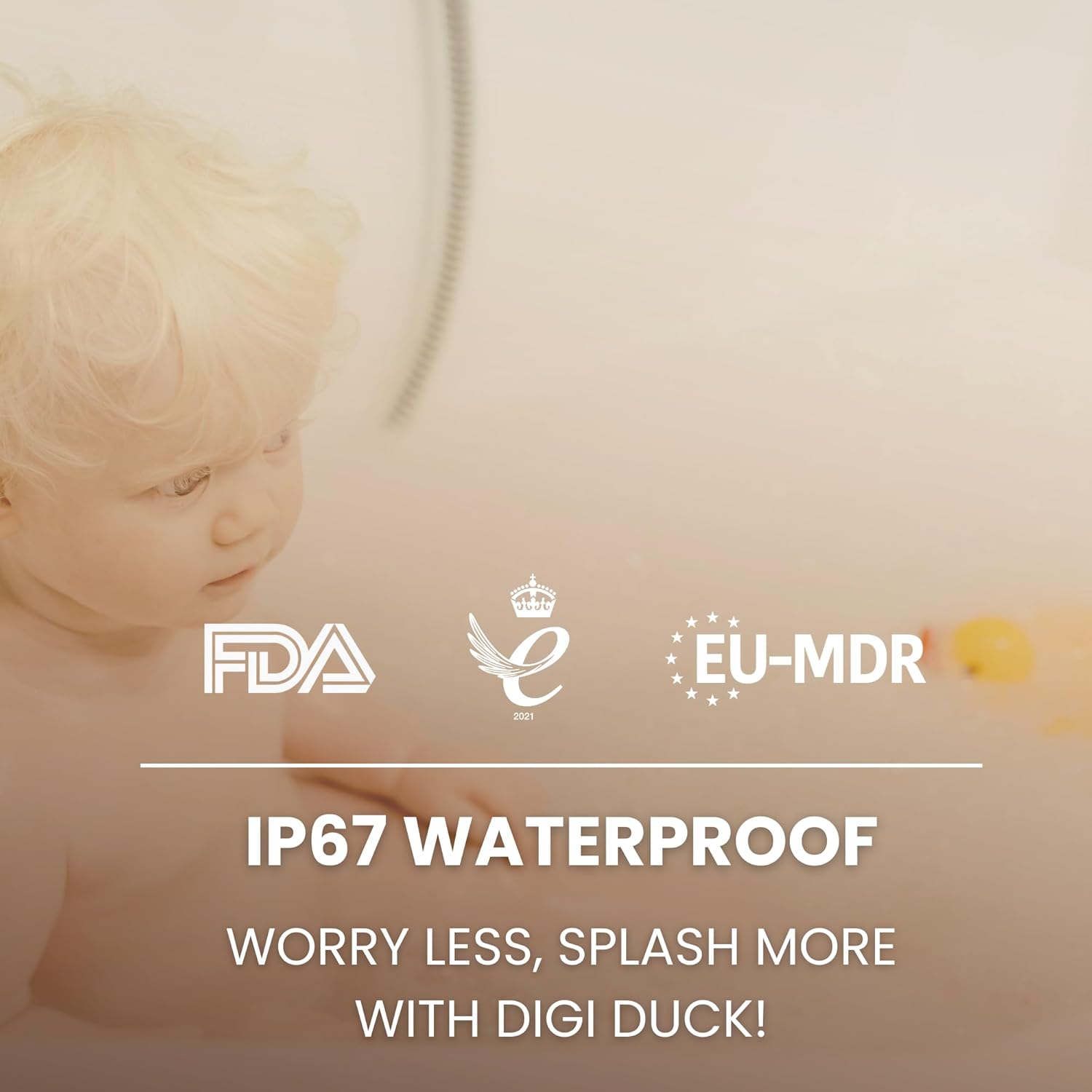 Thumbnail 2 de TensCare Digi Duckling digitales Wasserthermometer & Badespielzeug