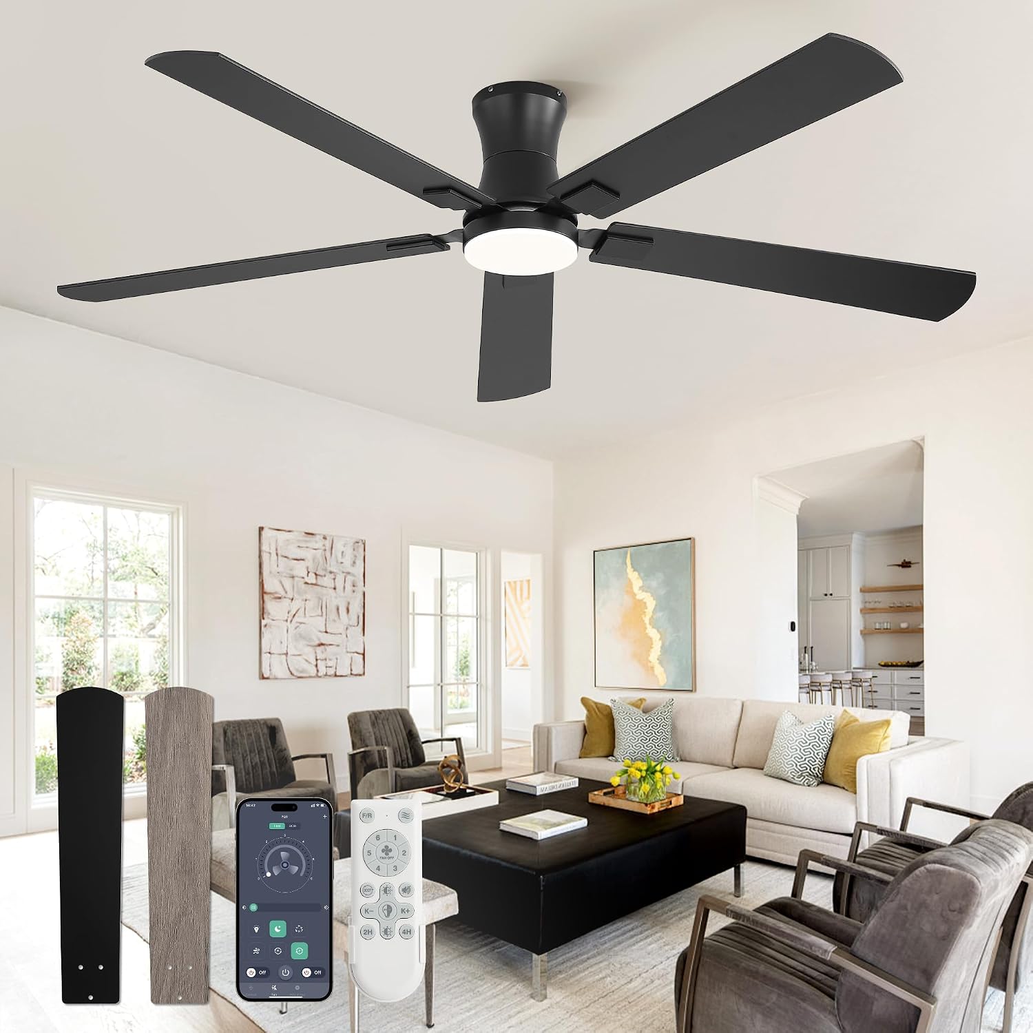 Detalle de Fanbulous 60-Inch Ceiling Fan