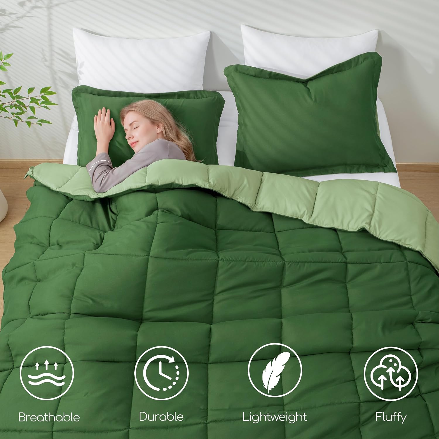 Detalle 2 de HIG 3pc Comforter Set Twin 68x92