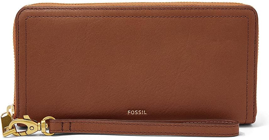Thumbnail 5 de Fossil Logan Clutch Donna, borsa gialla con zip