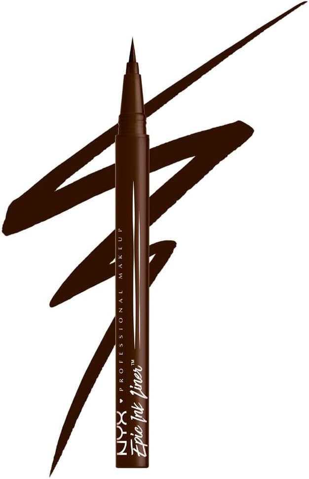 Detalle de NYX Epic Ink Liner Iperpigmentato Milk Chocolate – Linee Definite e Look Intensi, Waterproof