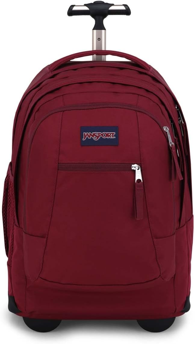 Detalle de JanSport DRIVER 8 Bagagli con ruote: borsa trolley in poliestere riciclato da 2 scomparti