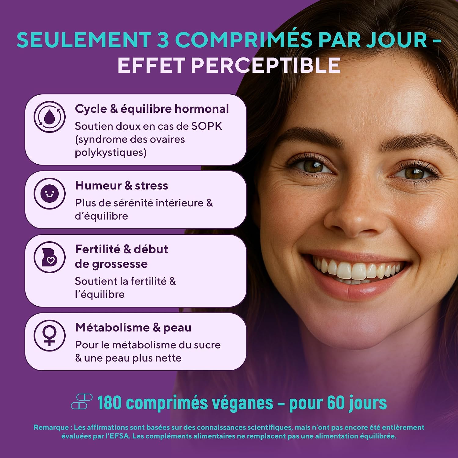 Thumbnail 2 de Complexe d’inositol 2200 mg, 180 comprimés
