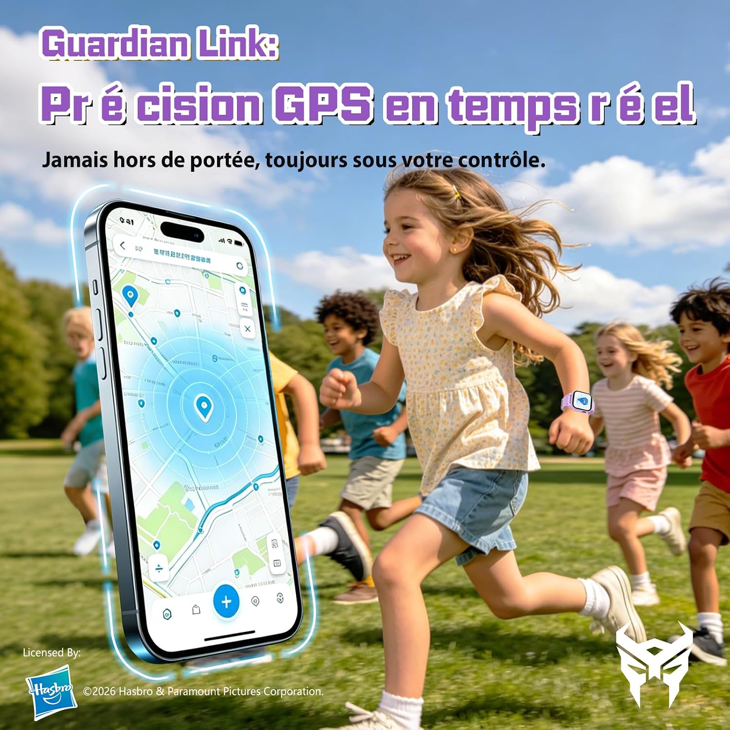 Detalle 2 de Transformers 4G Kids Smart Watch with GPS Tracker (4G) for 4–12 Year Olds