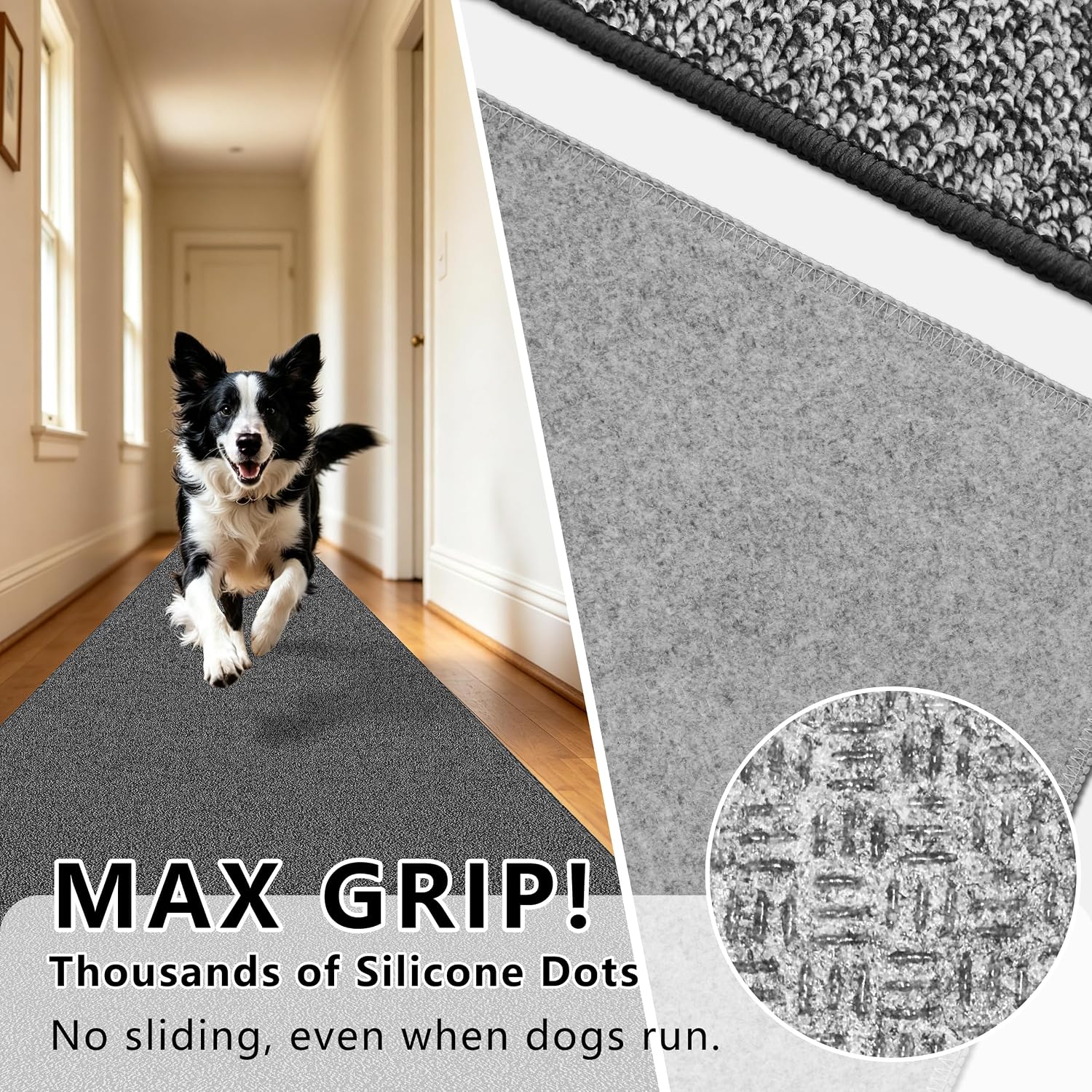 Thumbnail 3 de TTelephant Sky 3' x 10' Runner Rug, Waterproof, Non-Slip Silicone Backing