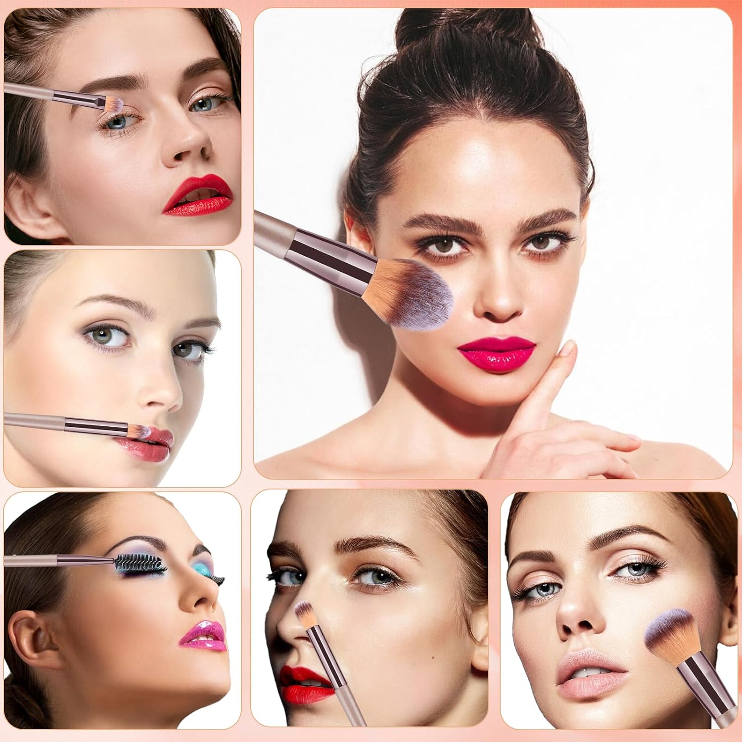 Thumbnail 5 de HEYMKGO Pinselset Makeup 15-teilig đš