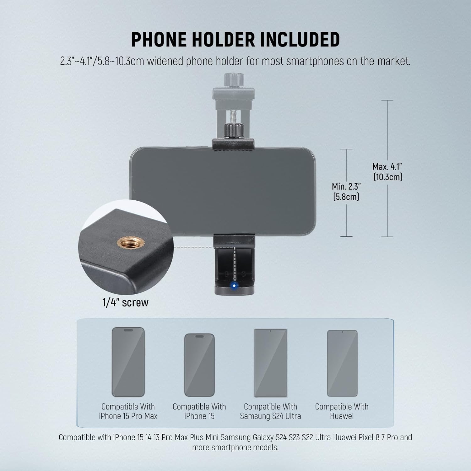 Detalle 2 de NEEWER Basic Mini Desk Tripod TP02 review: compact stability for camera, phone and more