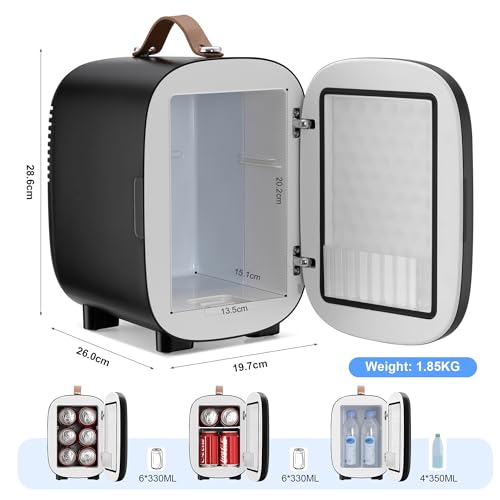 Thumbnail 7 de Enventor Mini Fridge 4 Litre: Portable Cooler and Warmer for Home or Car