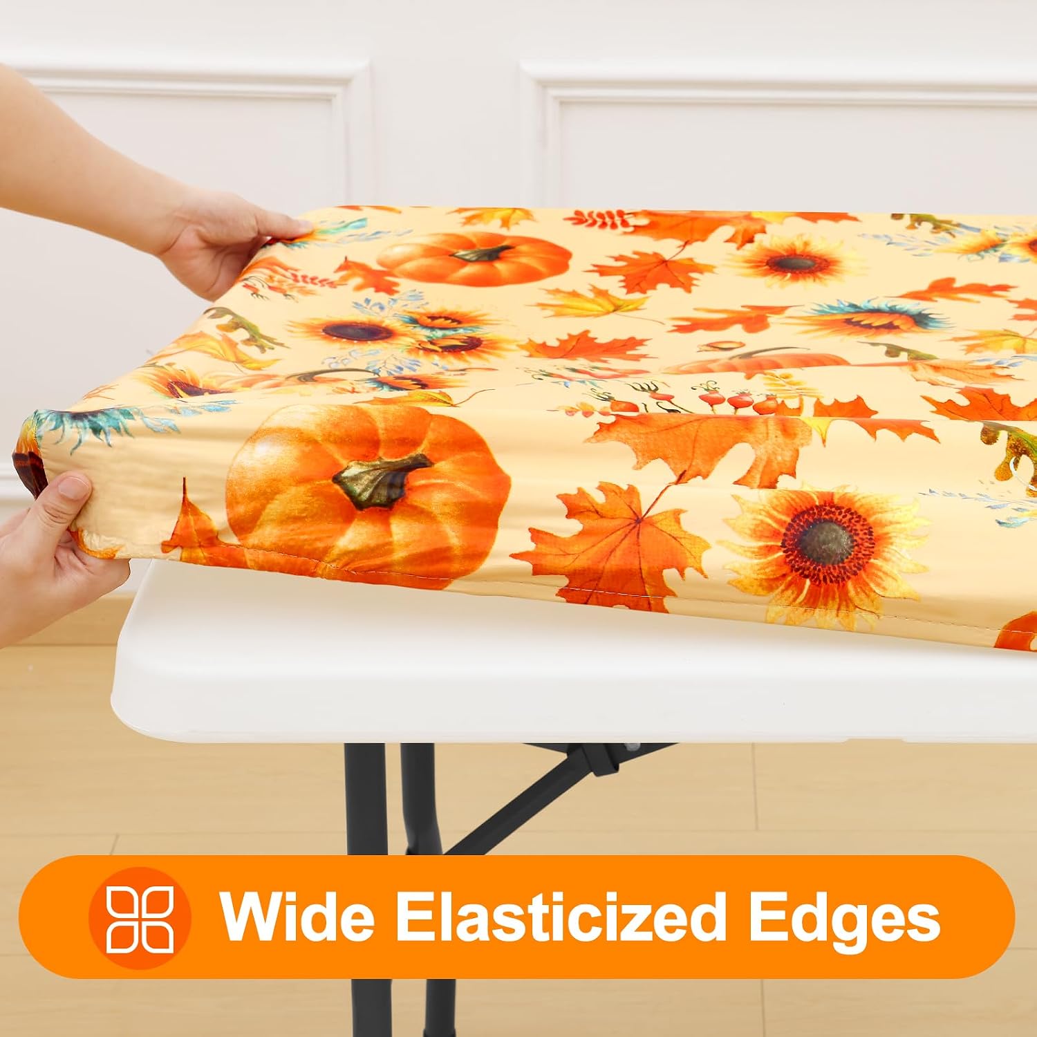 Detalle 2 de Smiry Fitted Vinyl Tablecloth, 30" x 72