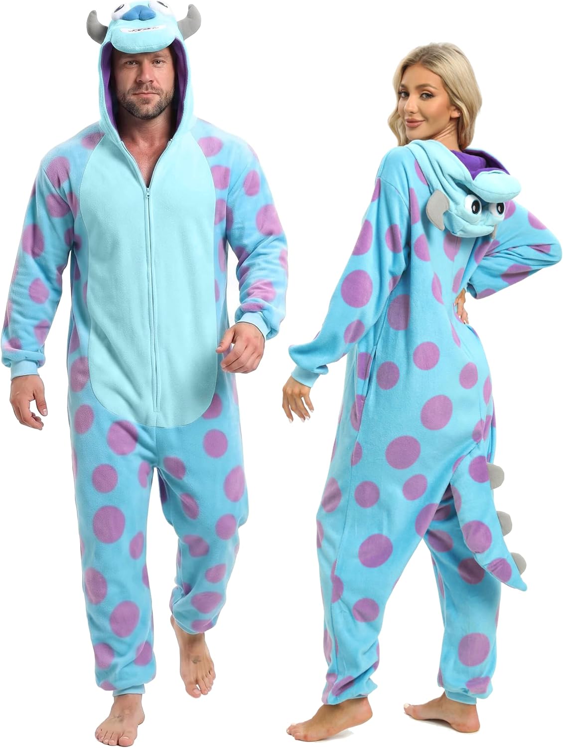Detalle de LABULA Unisex Adult Animal Onesie Pajamas, Polar Fleece Halloween Costume