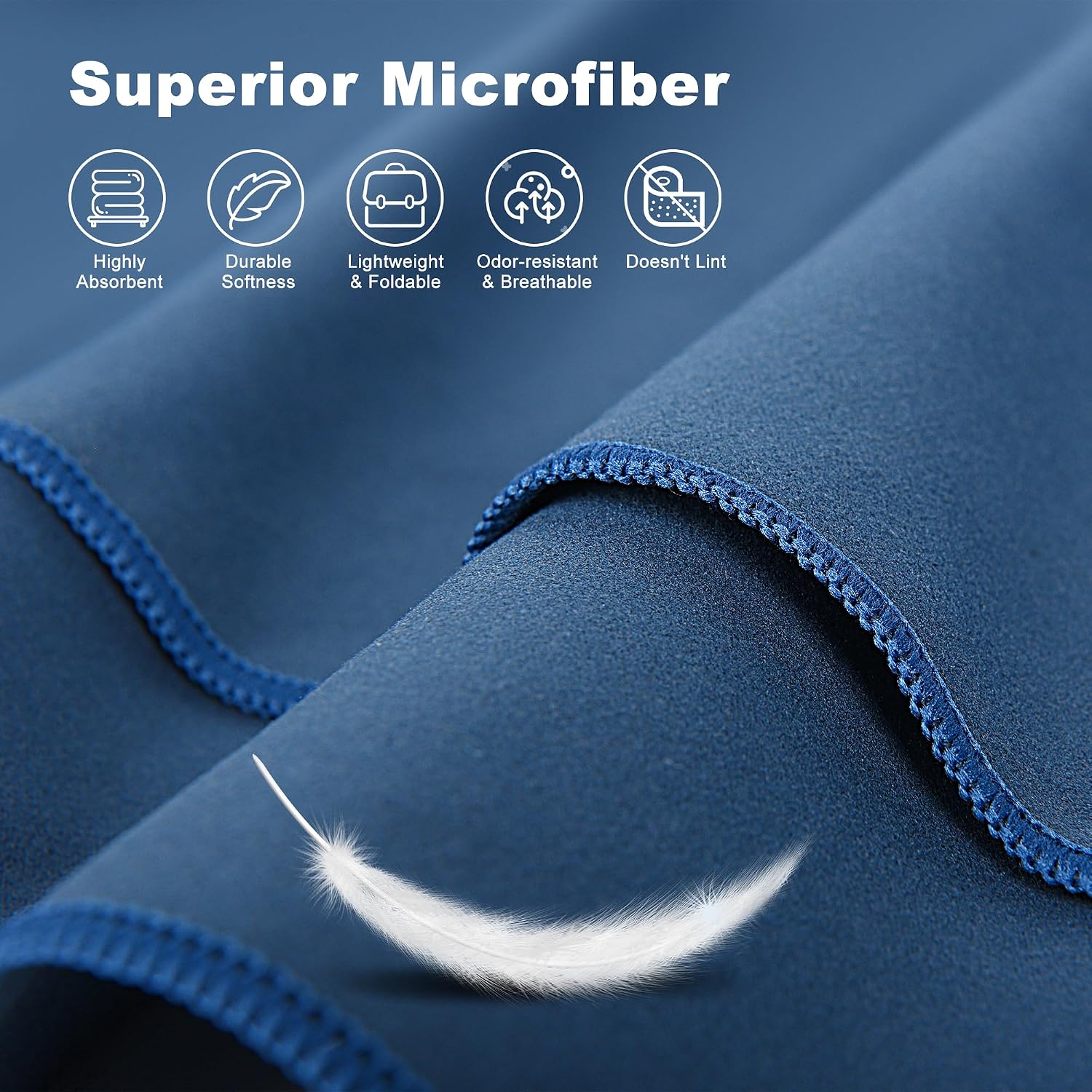 Thumbnail 3 de HiiPeak Microfibre Towel 160cm x 80cm beach towel 🏖