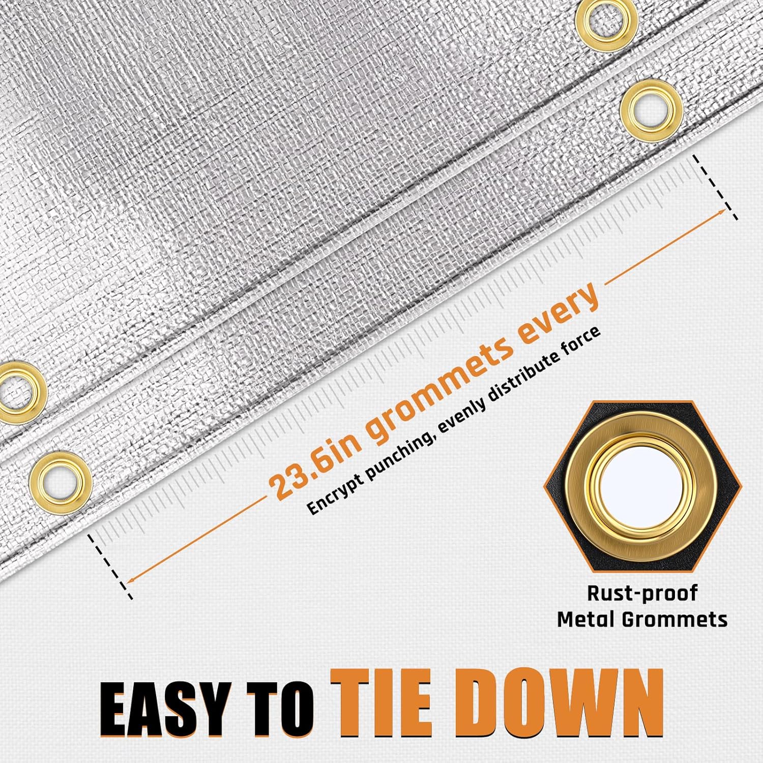 Thumbnail 5 de Yumatum 20x30FT waterproof tarp, 16 mil